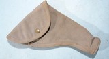 ORIGINAL WW2 CANADIAN NAVY WEBLEY MARK II .455 CAL. SERVICE REVOLVER HOLSTER. - 1 of 3