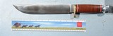 VERY LARGE MARBLES 15" TRAILMAKER BOWIE KNIFE WITH SHEATH NEW IN BOX (80702). - 2 of 4