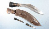 LARGE ORIGINAL NEPALESE GURKHA KNIFE OR KUKRI CIRCA. 1920’S-30’S. - 1 of 6