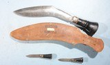 LARGE ORIGINAL NEPALESE GURKHA KNIFE OR KUKRI CIRCA. 1920’S-30’S. - 2 of 6