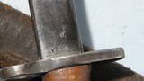 BRITISH PATTERN 1907 SMLE BAYONET STAMPED 7-14 W/SCABBARD AND FROG. - 3 of 5