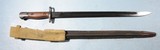 BRITISH PATTERN 1907 SMLE BAYONET STAMPED 7-14 W/SCABBARD AND FROG. - 4 of 5