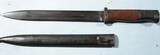 WW2 GERMAN MAUSER K98K BAYONET DATE STAMPED “44” AND SCABBARD. - 2 of 5
