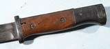 WW2 GERMAN MAUSER K98K BAYONET DATE STAMPED “44” AND SCABBARD. - 3 of 5