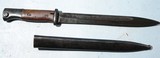 WW2 GERMAN MAUSER K98K BAYONET DATE STAMPED “44” AND SCABBARD. - 1 of 5