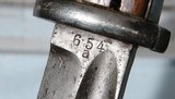 WW2 GERMAN MAUSER K98K BAYONET DATE STAMPED “44” AND SCABBARD. - 5 of 5