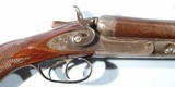SUPERIOR PARKER 12 GAUGE HAMMER TOP LEVER “0” GRADE DOUBLE BARREL SHOTGUN CIRCA 1885. - 2 of 10