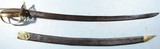 FRENCH NAPOLEONIC WARS ERA SABER WITH FOLDING GUARD AND SCABBARD CA. LATE 1700’S EARLY 1800’S. - 1 of 7