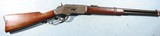 WINCHESTER MODEL 1873 SADDLE RING .44 W.C.F. CAL. CARBINE CIRCA 1904. Highly sought after .44-40 (.44 W.C.F.) - 1 of 11
