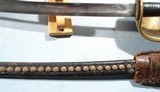 EXCELLENT CIVIL WAR AMES MODEL 1860 U.S. NAVY CUTLASS AND SCABBARD. - 5 of 8