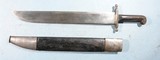 AUSTRO-HUNGARIAN MODEL 1853 INFANTRY PIONEER FALCHION W/ SCABBARD. - 1 of 4