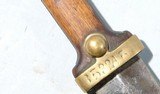 ORIGINAL WW1 RUSSIAN PATTERN 1907 COSSACK KINDJAL.WITH SCABBARD. - 3 of 4