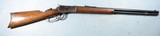 WINCHESTER MODEL 1892 LEVER ACTION .38-40 CAL. RIFLE CA. 1906. - 1 of 7