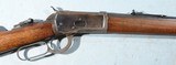 WINCHESTER MODEL 1892 LEVER ACTION .38-40 CAL. RIFLE CA. 1906. - 2 of 7