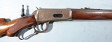 WINCHESTER MODEL 1894 SPECIAL ORDER SEMI-DELUXE .38-55 CAL. OCTAGON RIFLE CA. 1908. - 2 of 7