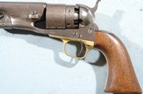 NICE CIVIL WAR COLT U.S. MODEL 1860 PERCUSSION .44 CAL. ARMY REVOLVER W/HOLSTER CIRCA 1862. - 3 of 9