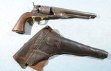 NICE CIVIL WAR COLT U.S. MODEL 1860 PERCUSSION .44 CAL. ARMY REVOLVER W/HOLSTER CIRCA 1862. - 2 of 9