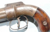FINE ALLEN & THURBER, WORCESTER, MASS. PERCUSSION .34 CAL. BELT MODEL PEPPERBOX CA. 1840’S-50’S. - 5 of 6