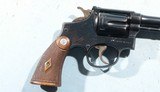 EXCELLENT SMITH & WESSON PRE-WAR MILITARY & POLICE TARGET .38 SPL. 6” REVOLVER CIRCA 1940. - 5 of 8