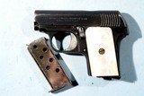 ASTRA MODEL 200 SEMI-AUTOMATIC .25 ACP CAL POCKET PISTOL CIRCA 1930’S. - 1 of 5