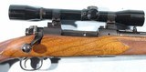 EARLY WINCHESTER MODEL 70 PRE-64 FEATHERWEIGHT .243 WIN. CAL. RIFLE CA. 1959 WITH SCOPE. - 2 of 9