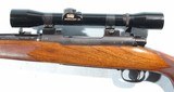EARLY WINCHESTER MODEL 70 PRE-64 FEATHERWEIGHT .243 WIN. CAL. RIFLE CA. 1959 WITH SCOPE. - 4 of 9