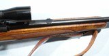 EARLY WINCHESTER MODEL 70 PRE-64 FEATHERWEIGHT .243 WIN. CAL. RIFLE CA. 1959 WITH SCOPE. - 7 of 9