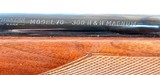 WINCHESTER MODEL 70 PRE-64 BOLT ACTION .300 H&H CAL. RIFLE MANUFACTURED IN 1959 W/LEUPOLD 3X9 SCOPE. - 6 of 10