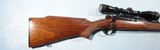 WINCHESTER MODEL 70 PRE-64 BOLT ACTION .300 H&H CAL. RIFLE MANUFACTURED IN 1959 W/LEUPOLD 3X9 SCOPE. - 2 of 10