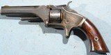EARLY CIVIL WAR ERA SMITH & WESSON NO. 1 SECOND ISSUE REVOLVER. - 3 of 8