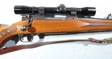 WINCHESTER MODEL 70 BOLT ACTION .30-06 CAL. RIFLE CA. 1965 W/LYMAN 4X SCOPE. - 2 of 8