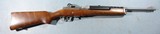 RUGER MINI-14 STAINLESS SEMI-AUTOMATIC .223 REM. CAL. RIFLE. - 1 of 7
