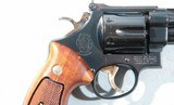CASED LIKE NEW SMITH & WESSON MODEL 27-2 OR 27 .357MAG 8 3/8" BLUE REVOLVER, CIRCA 1980. - 3 of 8