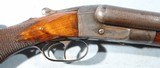 HIGH GRADE FOREHAND ARMS CO., WORCESTER, MASS. BOXLOCK 12 GAUGE SIDE X SIDE SHOTGUN CA. EARLY 1890’S. - 1 of 10