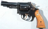 SMITH & WESSON MODEL 18-3 .22 LONG RIFLE 4” REVOLVER. - 2 of 6