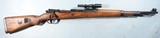 WW2 GERMAN DOU 43 MAUSER K98k OR K98 SCOUT RIFLE WITH ZF41 or ZF-41 (Z.F. 41) SNIPER SHARPSHOOTER SCOPE 8MM RIFLE. - 1 of 11