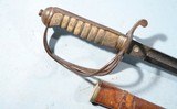 BRITISH VICTORIAN PATTERN 1821 ROYAL ARTILLERY SWORD AND SCABBARD CIRCA 1840’S-60’S. - 2 of 11