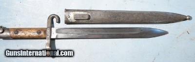 AUSTRO-HUNGARIAN MODEL 1895 NCO DRESS BAYONET AND SCABBARD.