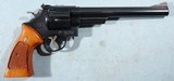 1988 LIKE NEW SMITH & WESSON MODEL 29 OR 29-4 .44 MAGNUM 8 3/8" BLUE REVOLVER. - 1 of 6