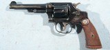 PRE WAR SMITH & WESSON .32 HAND EJECTOR THIRD MODEL .32S&W LONG D.A. REVOLVER. - 2 of 7