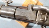 RARE CIVIL WAR LINDNER OR LINDNER’S PATENT 1ST MODEL U.S. CONTRACT PERCUSSION BREECH LOADING CAVALRY CARBINE CA. 1861. - 3 of 9