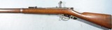 SUPERIOR AND MATCHING GERMAN MAUSER MODEL 1871 BOLT ACTION 11X60 CAL. INFANTRY RIFLE DATED 1884 W/BAVARIAN ARTILLERY REGIMENTAL MARKINGS. - 9 of 11