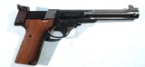 1970 IN ORIG BOX HIGH STANDARD SUPERMATIC TROPHY 107 MILITARY 7 1/4" .22LR TARGET PISTOL WITH WEIGHTS AND COMP. - 6 of 13