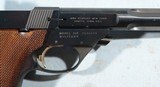 1970 IN ORIG BOX HIGH STANDARD SUPERMATIC TROPHY 107 MILITARY 7 1/4" .22LR TARGET PISTOL WITH WEIGHTS AND COMP. - 7 of 13