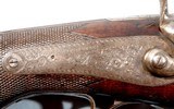 SUPERIOR CHARLES OSBORNE & CO. LONDON 4 BORE HAMMER BREECH LOADING UNDER-LEVER SHOTGUN CA. 1870’S-80’S. - 5 of 7