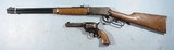 1971 NRA CENTENNIAL COMMEMORATIVE TWO GUN SET OF DAISY BB COPY OF 1894 CARBINE AND 1873 SINGLE ACTION REVOLVER. - 3 of 4