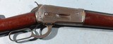RARE WINCHESTER MODEL 1886 EXTRA LIGHTWEIGHT .45-70 CAL. RIFLE CIRCA 1907(SHIPPED 1909) WITH SPECIAL ORDER FEATURES AND FACTORY LETTER. - 2 of 10