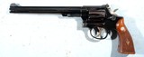 1960 (2ND YEAR) SMITH & WESSON MODEL 48 .22 M.R.F. OR .22 WIN MAG 8 3/4" BLUE REVOLVER. - 1 of 10