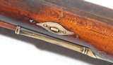 FINE NEW ENGLAND WORCESTER-SHREWSBURY SCHOOL FLINTLOCK LONG RIFLE CA. 1810-20. - 11 of 12