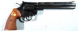 1981 NEW IN BOX COLT PYTHON 8" BLUE D.A. .357 MAGNUM REVOLVER. - 2 of 6
